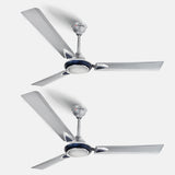 Longway Starlite-1 P2 1200 mm/48 inch Ultra High Speed 3 Blade Anti-Dust Decorative 5-Star Rated Ceiling Fan (Pack of 2)