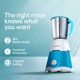 Longway Super Dlx 700 Watt Mixer Grinder with 3 Jars for Grinding, Mixing with Powerful Motor