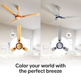 Longway Starlite-1 P1 1200 mm/48 inch Ultra High Speed 3 Blade Anti-Dust Decorative 5-Star Rated Ceiling Fan (Pack of 1)