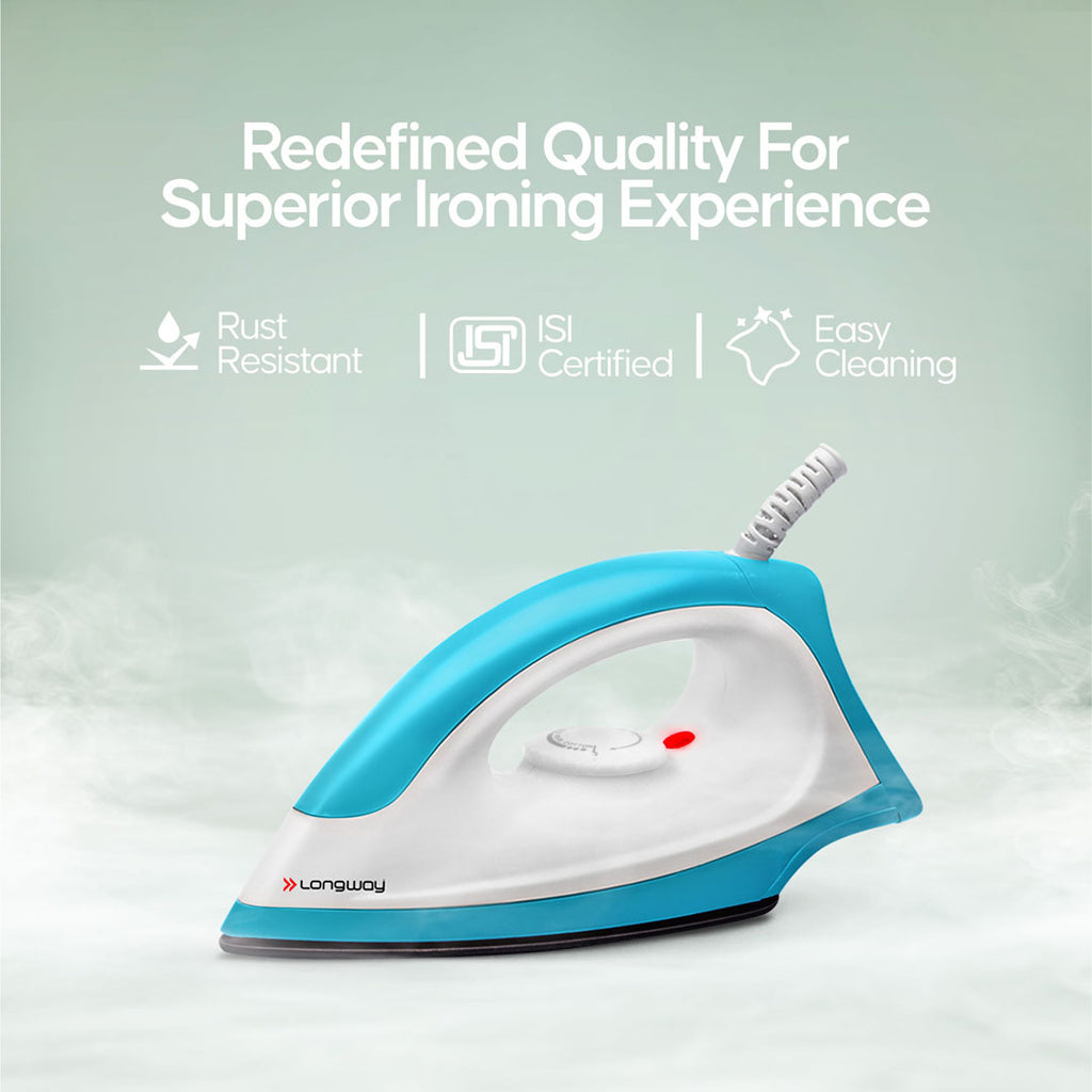 Longway Kwid Light Weight Electric Iron 1100W (Pack of 1)